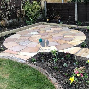 Modak Sandstone Paving Circle Kit