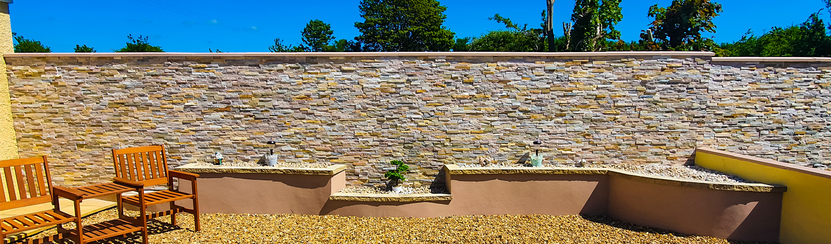 Rustic or contemporary  3D Split Face tiles will create a stunning feature || Starting from £35.99 sqm